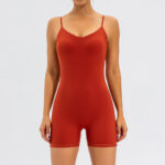 Sexy peach-buttocks yoga jumpsuit, quick-drying fitness exercise and beautiful back aerial yoga wear