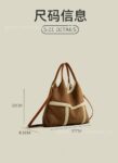 a1o large-capacity, versatile, retro matte single-shoulder bag, hand-held, parent-child commuting tote bag