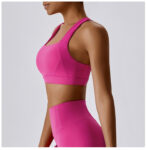 alo nude yoga wear, women's tight-fitting quick-drying exercise running cross back beauty fitness bra