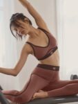 alo yoga set, running and fitness yoga wear, high-waisted and tight-fitting