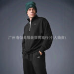 aloyoga outerwear for autumn and winter, warm, with a lapel and half zipper, loose, simple, solid-color sweatshirt, suitable for both men and women