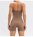 Sexy peach-buttocks yoga jumpsuit, quick-drying fitness exercise and beautiful back aerial yoga wear