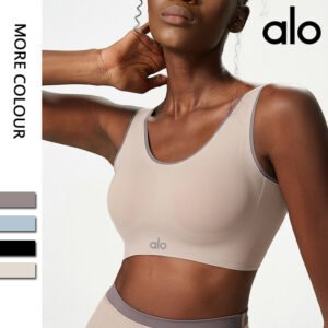 Yoga bra, sports underwear, buckle, breathable, seamless, beautiful back, gathering, contrasting color vest