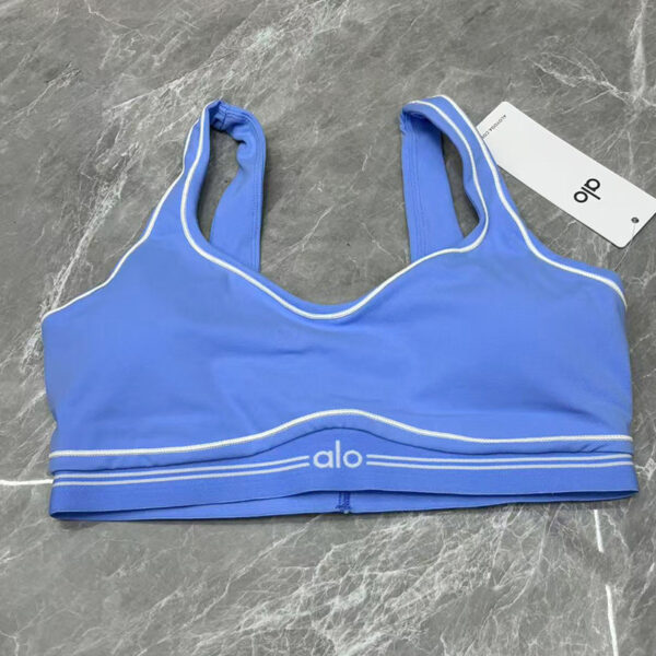 ALO blue and pink fitness high-waisted skinny Pants training set