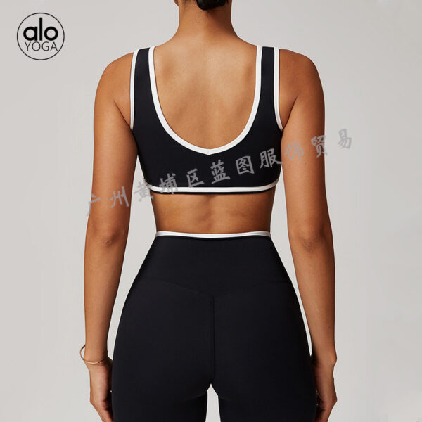 alo yoga set, cross high-waist sports set, women's running and fitness yoga wear