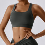 alo nude yoga wear, women's tight-fitting quick-drying exercise running cross back beauty fitness bra