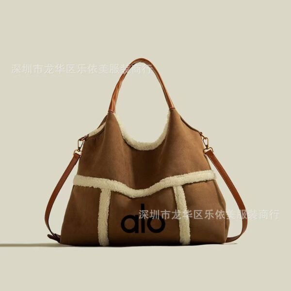 a1o large-capacity, versatile, retro matte single-shoulder bag, hand-held, parent-child commuting tote bag