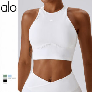 aloyoga vest, shock-absorbing, high-strength sports vest, threaded and hollowed-out, beautiful back, slimming, tight yoga bra