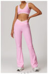 alo yoga set, cross high-waist sports set, women's running and fitness yoga wear