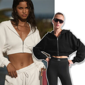 Sweatshirt woman, street style, short cardigan, hooded yoga wear, zippered long-sleeved top, sporty casual jacket