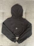 Sweatshirt woman, street style, short cardigan, hooded yoga wear, zippered long-sleeved top, sporty casual jacket
