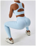 aloyoga vest, shock-absorbing, high-strength sports vest, threaded and hollowed-out, beautiful back, slimming, tight yoga bra