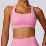 alo nude yoga wear, women's tight-fitting quick-drying exercise running cross back beauty fitness bra
