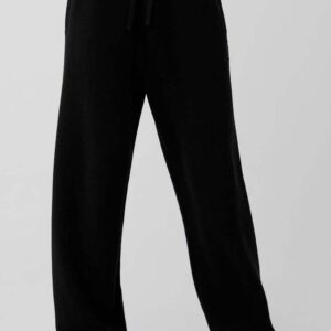alo straight-leg pants, fashionable women's sports pants, fitness wear, slimming while running, drawstring long pants with a good drape