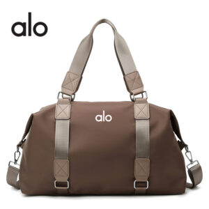 Alo large-capacity yoga bag, outdoor waterproof, wear-resistant, dry-wet separated luggage and travel bag
