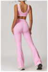 alo yoga set, cross high-waist sports set, women's running and fitness yoga wear