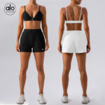 alo's new solid-color sports, running, fitness and yoga set