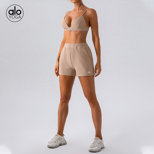 alo's new solid-color sports, running, fitness and yoga set