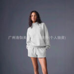 aloyoga outerwear for autumn and winter, warm, with a lapel and half zipper, loose, simple, solid-color sweatshirt, suitable for both men and women