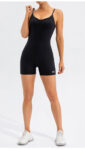Sexy peach-buttocks yoga jumpsuit, quick-drying fitness exercise and beautiful back aerial yoga wear