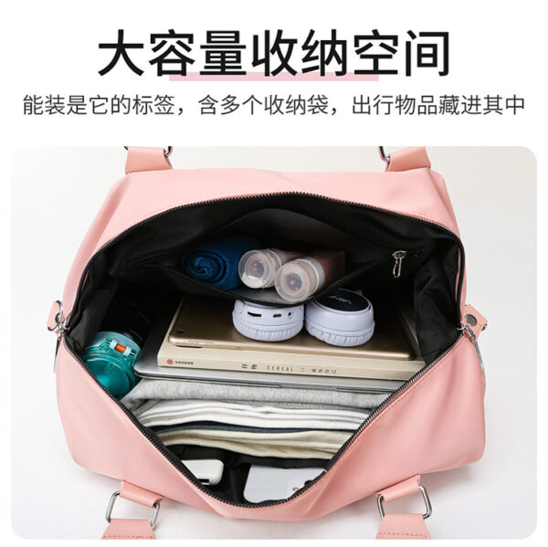 a1o fitness bag, hand-held yoga bag, women's dry-wet separated waterproof large-capacity luggage bag, short travel bag