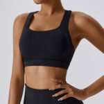 alo nude yoga wear, women's tight-fitting quick-drying exercise running cross back beauty fitness bra