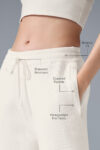 alo straight-leg pants, fashionable women's sports pants, fitness wear, slimming while running, drawstring long pants with a good drape