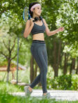 ola yoga set, skin-friendly fabric Pilates two-piece sportswear set