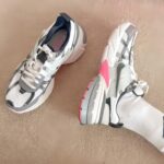 Pure Original Runtekk retro dad Shoes V2K white Silver Gray silver breathable and versatile women's mesh sports shoes