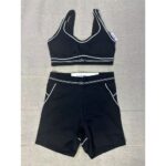 Alo calças de yoga cintura alta encolhimento barriga lifting quadril triplo crash cor yoga shorts fitness running calças de treino mulheres