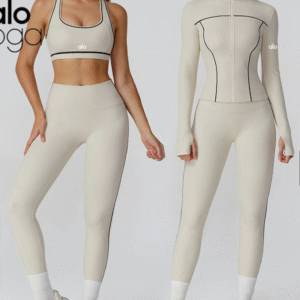 Yoga set, body shaping yoga fitness wear, casual running exercise set for women