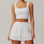 Cloud-sensing sports vest for women to wear outside and inside yoga beauty back Pilates training suit set