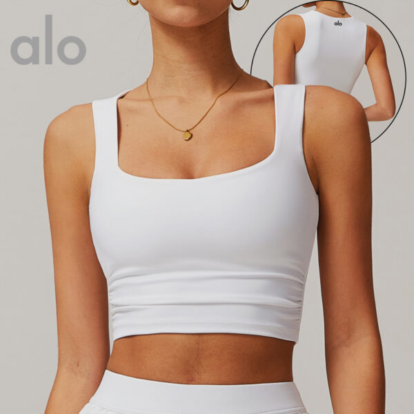 Cloud-sensing sports vest for women to wear outside and inside yoga beauty back Pilates training suit set