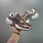 Pure Original Runtekk retro dad Shoes V2K white Silver Gray silver breathable and versatile women's mesh sports shoes