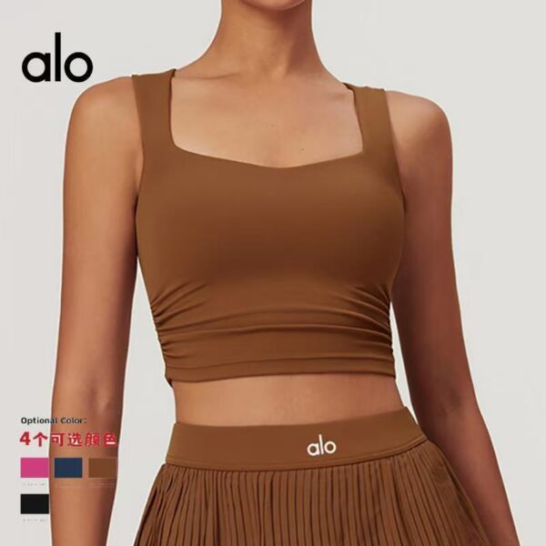 Cloud-sensing sports vest for women to wear outside and inside yoga beauty back Pilates training suit set