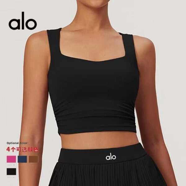 Cloud-sensing sports vest for women to wear outside and inside yoga beauty back Pilates training suit set