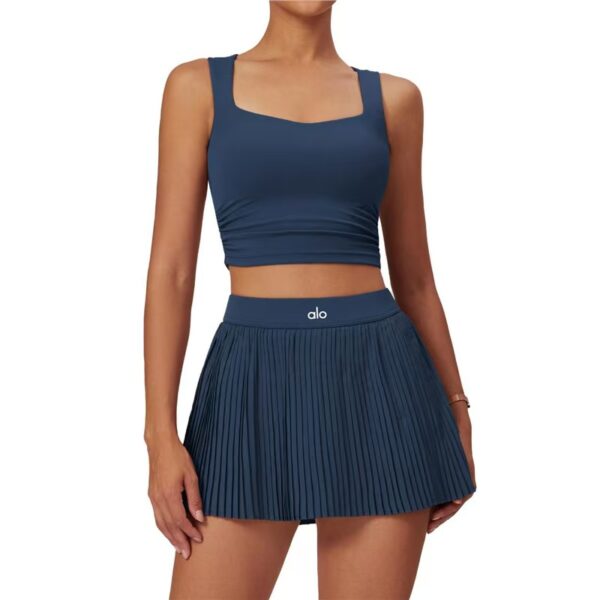 Cloud-sensing sports vest for women to wear outside and inside yoga beauty back Pilates training suit set