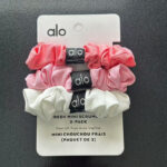 alo hair band, cross-border solid color hair band, French retro medium-sized hair tie, elastic band, fat intestine headwear