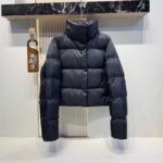 alo puff down cotton-padded jacket is a classic winter thickened and warm stand-up collar loose short sports cotton-padded jacket