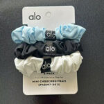 alo hair band, cross-border solid color hair band, French retro medium-sized hair tie, elastic band, fat intestine headwear