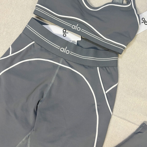 Alo vestuário yoga corrida respirável esportes yoga mulheres calças de treinamento