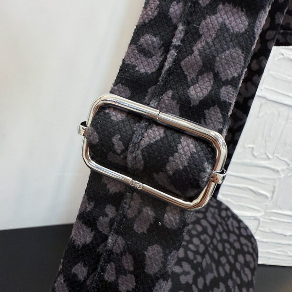 alo leopard Print Messenger bag for women, American retro casual schoolbag, canvas single-shoulder crossbody bag