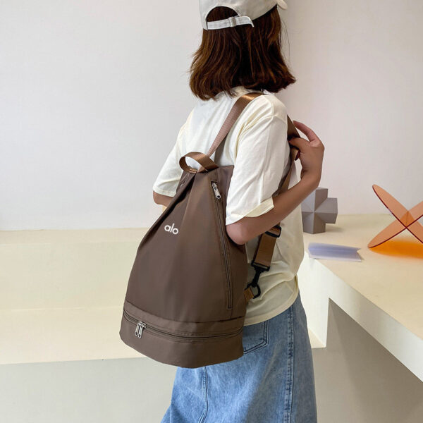alo dry and wet separation fitness backpack, sports handbag, light luggage, Oxford travel bag