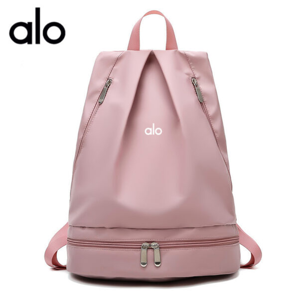 alo dry and wet separation fitness backpack, sports handbag, light luggage, Oxford travel bag