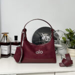 alo cross-border high-end women's single-shoulder bag new versatile and elegant underarm bag, deerskin fleece commuting dumpling bag