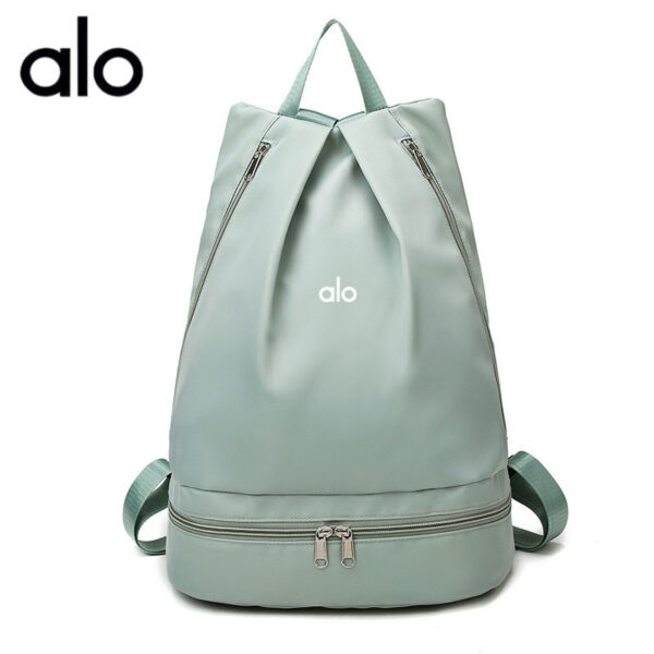 alo dry and wet separation fitness backpack, sports handbag, light luggage, Oxford travel bag