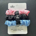 alo hair band, cross-border solid color hair band, French retro medium-sized hair tie, elastic band, fat intestine headwear