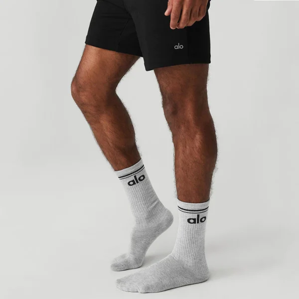 ALO Fashionable cotton socks, pure sporty, breathable and comfortable throughout the four seasons