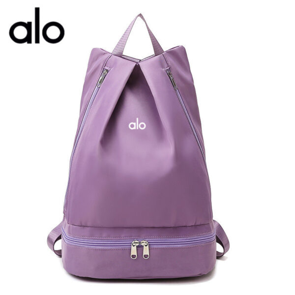 alo dry and wet separation fitness backpack, sports handbag, light luggage, Oxford travel bag