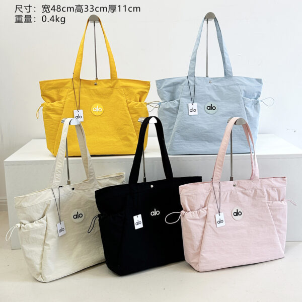 ALO Tote Bag 2025 New style Women's universal large-capacity lightweight commuter bag, single-shoulder crossbody bag